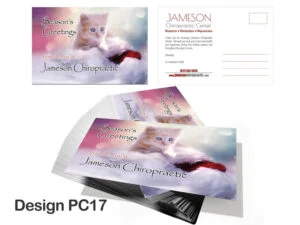 Chiropractic Christmas Postcard - Design PC17 - Christmas Postcards for Chiropractic Clinics