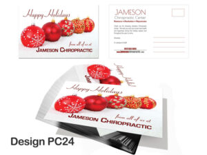 Chiropractic Recall/Reminder Postcards - Postcards for Chiropractic Clinics - Front and Back - Design PR3