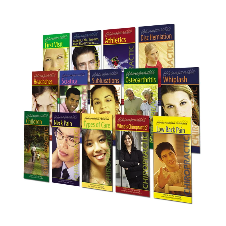 Chiropractic Brochures - Patient Education 24 Chiropractic Patient Education Brochures for Chiropractic Clinics