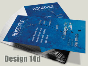 Chiropractic Business Card - Design 14d - Business Cards for Chiropractic Clinics