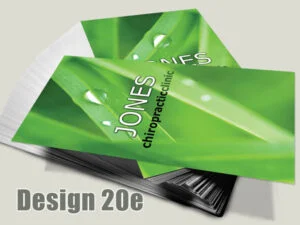 Chiropractic Business Card - Design 20e - Business Cards for Chiropractic Clinics