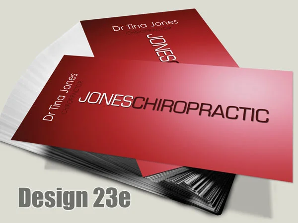 Chiropractic Business Card Design 23 5 Chiropractic Business Card - Design 23e- For Chiropractic Clinics
