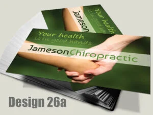 Chiropractic Business Card - Design 26a - For Chiropractic Clinics