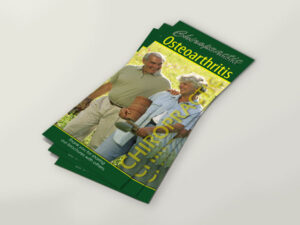 Osteoarthritis Chiropractic Brochures - Patient education about osteoarthritis for Chiropractic Clinics