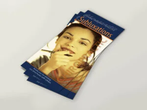 Subluxations Patient Education Chiropractic Brochures for Chiropractic Clinics