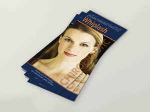Whiplash Chiropractic Brochures - Brochures for Chiropractic Clinics about whiplash injuries