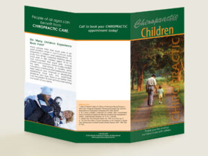 Children - Chiropractic Patient Education Brochure - Patient Education Brochures for Chiropractic Clinics