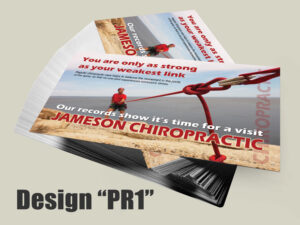 Chiropractic Recall/Reminder Postcards - Postcards for Chiropractic Clinics