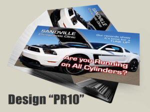 Chiropractic Recall/Reminder Postcard Design PR10 - Postcards for Chiropractic Clinics
