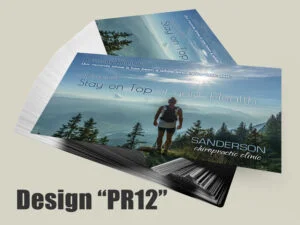 Chiropractic Recall/Reminder Postcard Design PR12 - Postcards for Chiropractic Clinics