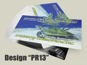 Chiropractic Recall/Reminder Postcard Design PR13 - Postcards for Chiropractic Clinics