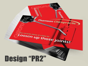 Chiropractic Recall/Reminder Postcard Design PR2 - Postcards for Chiropractic Clinics