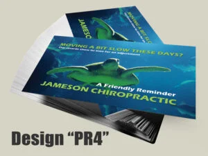 Chiropractic Recall/Reminder Postcard Design PR4 - Postcards for Chiropractic Clinics