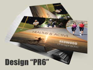 Chiropractic Recall/Reminder Postcard Design PR6 - Postcards for Chiropractic Clinics