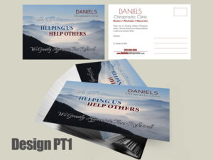 Chiropractic Thank You Postcard Design PT1 - Postcards for Chiropractic Clinics