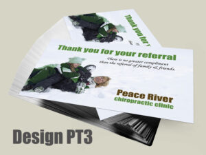 Chiropractic Thank You Postcard Design PT3 - Postcards for Chiropractic Clinics