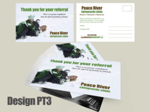 Chiropractic Thank You Postcard Design PT3 - Postcards for Chiropractic Clinics