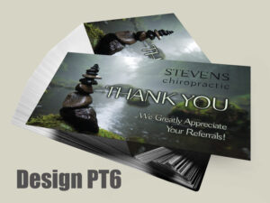 Chiropractic Thank You Postcard Design PT6 - Postcards for Chiropractic Clinics