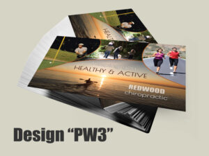 Chiropractic Welcome Postcard Design PW3 - Postcards for Chiropractic Clinics