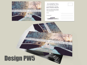 Chiropractic Welcome Postcard Design PW5 - Postcards for Chiropractic Clinics
