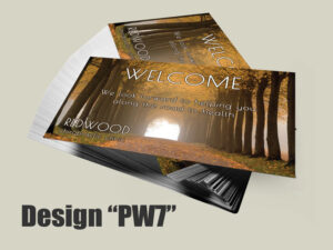 Chiropractic Welcome Postcard Design PW7 - Postcards for Chiropractic Clinics