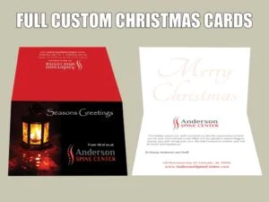 Chiropractic Christmas Card Design 1