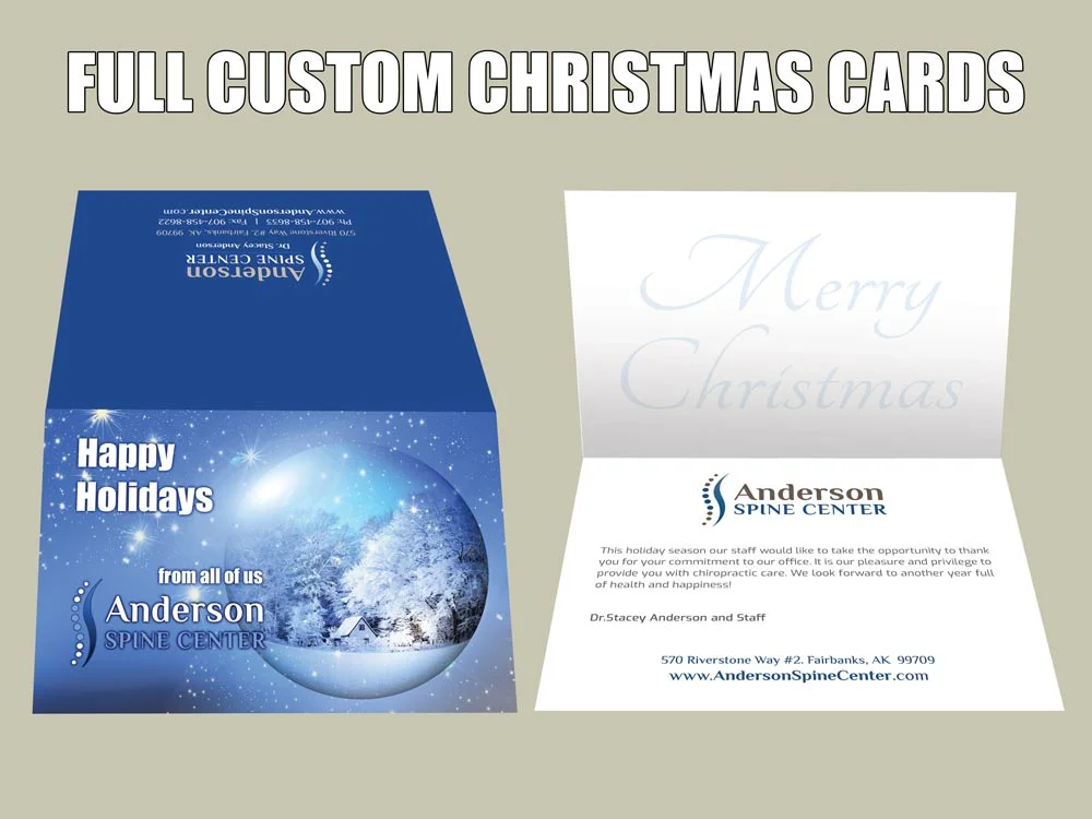 Chiropractic Christmas Cards 12 Chiropractic Christmas Card Design 12