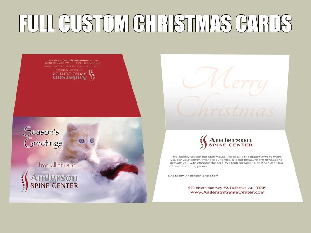 Chiropractic Christmas Cards 17 Chiropractic Christmas Card Design 17