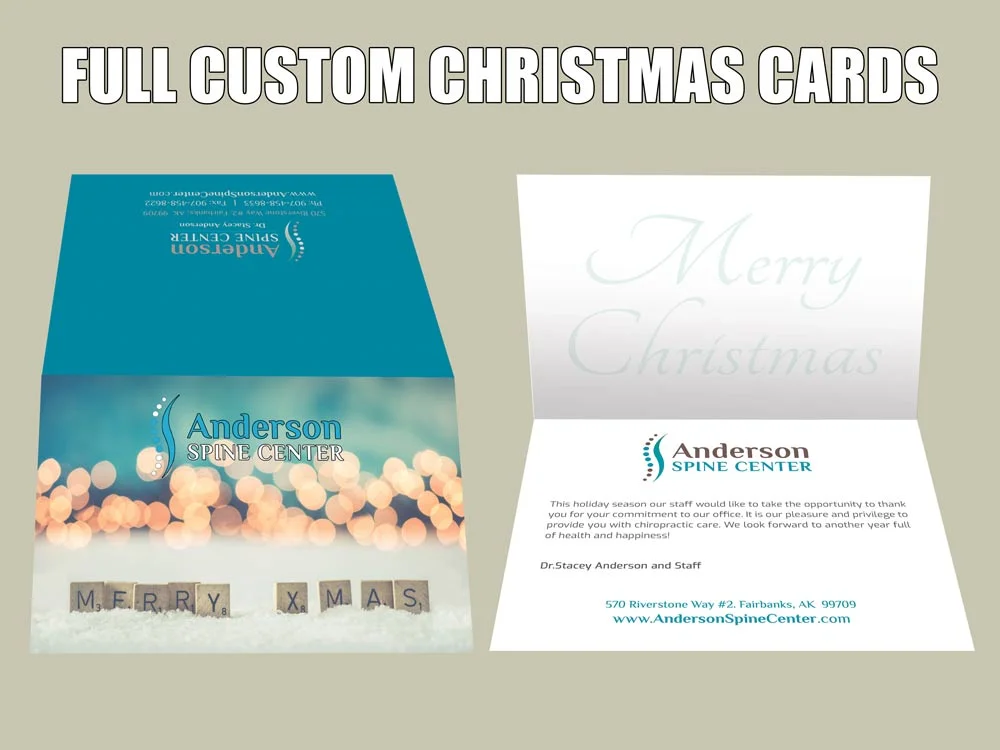 Chiropractic Christmas Cards 22 Custom Christmas Card Design 22