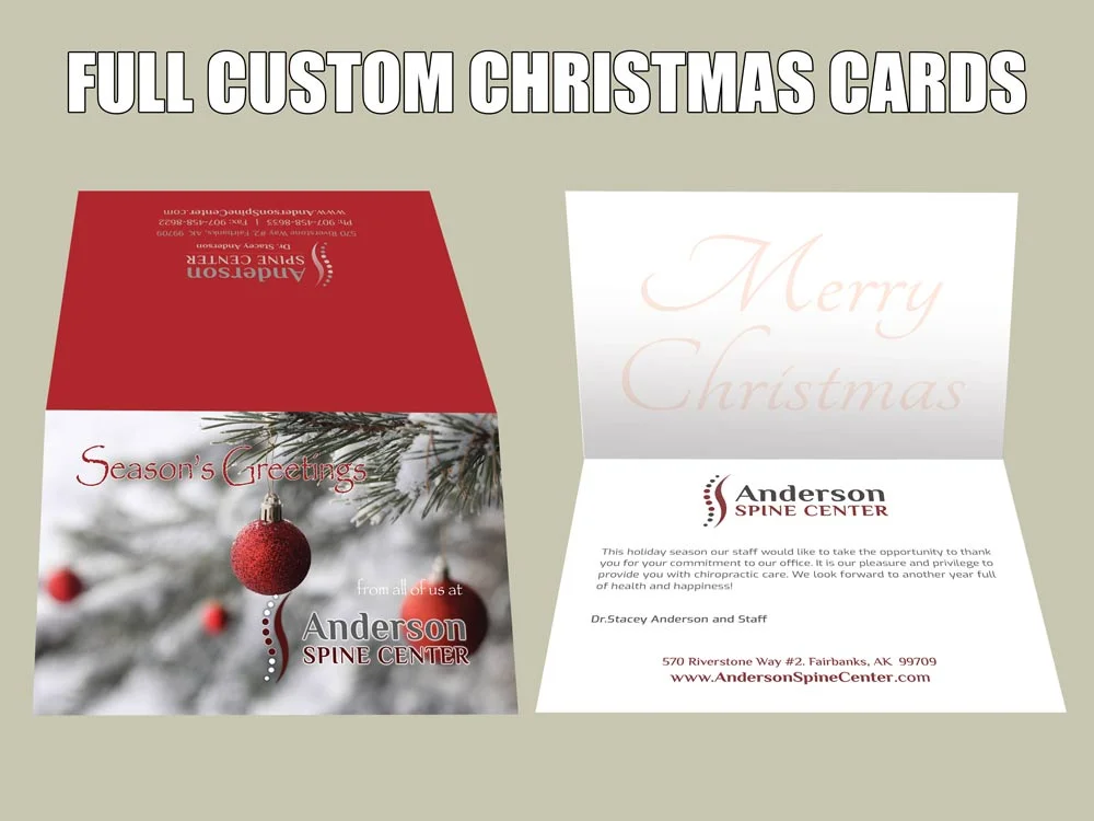 Chiropractic Christmas Cards 23 Custom Christmas Card Design 23