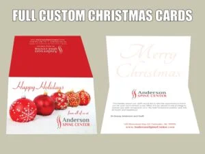 Chiropractic Christmas Card Design 3