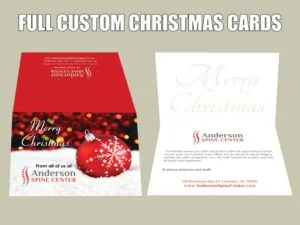 Chiropractic Christmas Card Design 4