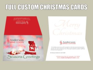 Chiropractic Christmas Card Design 6