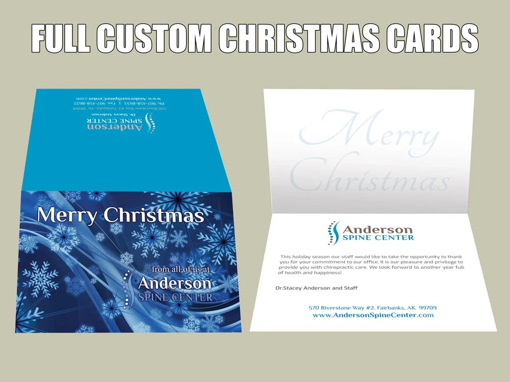 Chiropractic Christmas Cards 7 Chiropractic Christmas Card Design 7