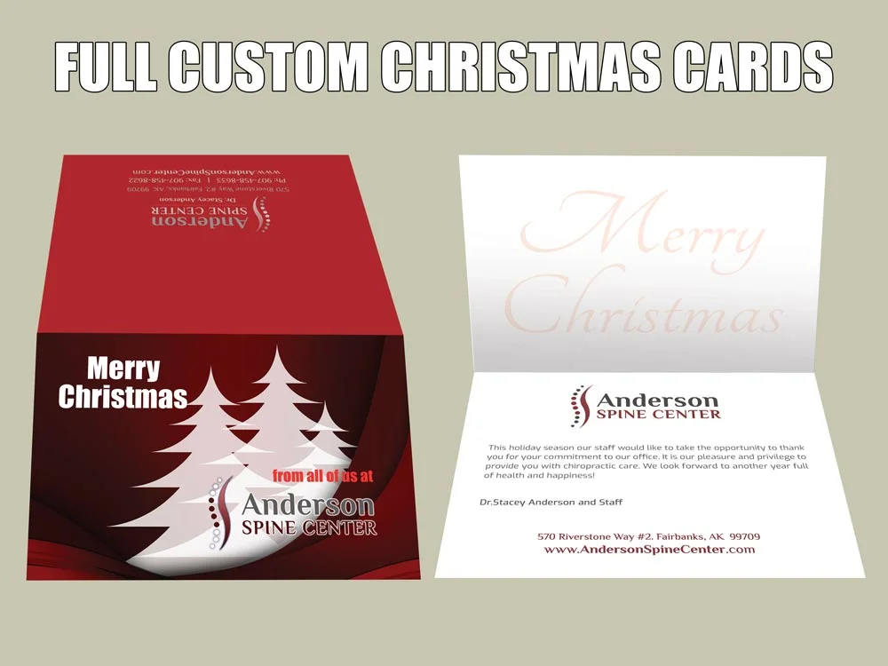 Chiropractic Christmas Cards 9 Chiropractic Christmas Card Design 9