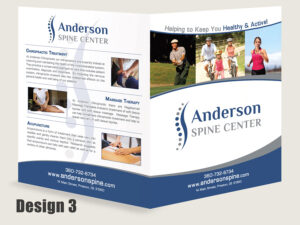 Chiropractic Presentation Folder - Design 3