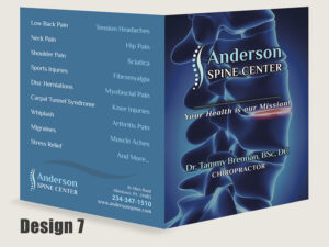 Chiropractic Presentation Folder - Design 7