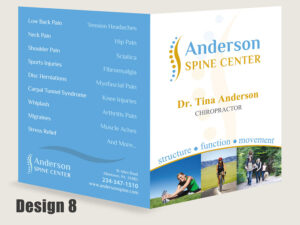 Chiropractic Presentation Folder - Design 8