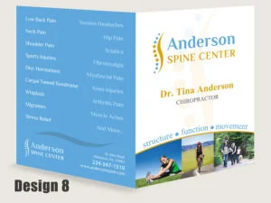 Chiropractic Presentation Folder - Design 8