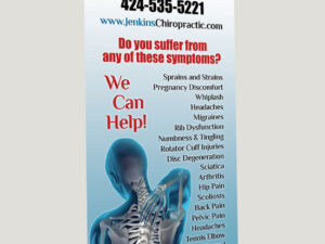 Retractable Banner Design 3 - Retractable Banners for Chiropractic Clinics