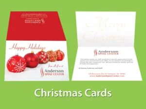 Chiropractic Christmas Card Designs for Chiropractic Clinics - menu image