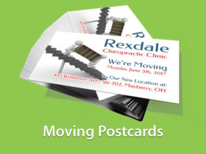 Chiropractic Moving Postcard Designs for Chiropractic Clinics - menu image