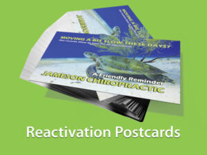 Chiropractic Reactivation Postcard Designs for Chiropractic Clinics - menu image