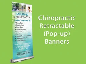 Chiropractic Retractable Banner Designs for Chiropractic Clinics - menu image