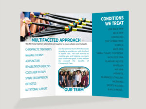 Chiropractic Custom Brochures - Design 1 Inside