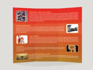 Custom Chiropractic Brochures - Design 5 Inside