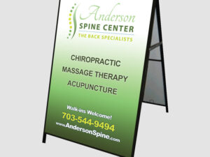 Chiropractic - A-Frame Sign