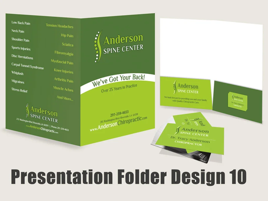 Chiropractic Presentation Folder Full Design10