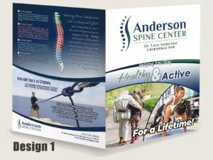 Custom Chiropractic Presentation Folder- Design 1
