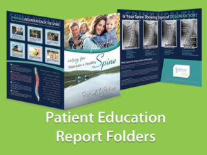 Patient Report Folders - For Chiropractors - menu image